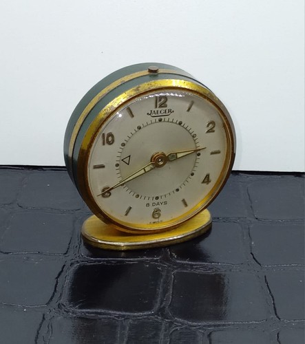 Vintage Jaeger-LeCoultre 8-Day Swiss Travel Watch - Imagen 7 de 13