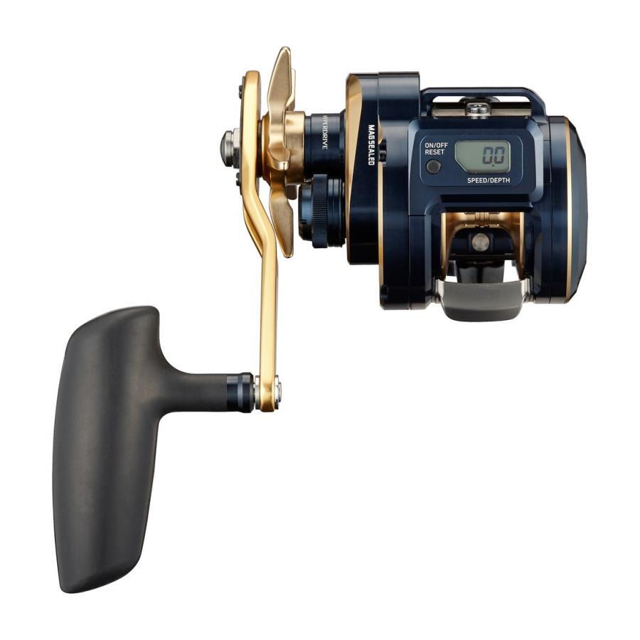 Daiwa 21 Saltiga IC 300HL-SJ Left Handle Reel - Black for