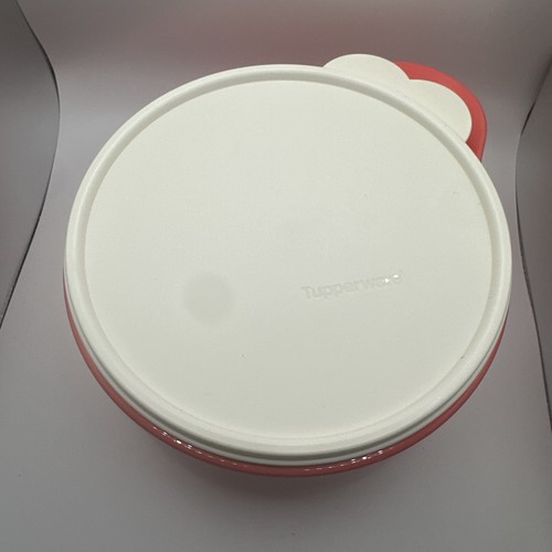 NEW Tupperware MINI Thatsa Bowl Watermelon pink bowl White seal 6 Cups 1.4L - Picture 2 of 4