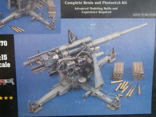 Verlinden 1/15 Scale WWII German WW II 88 mm Flak Resin Model Kit 970 - Picture 2 of 7
