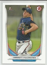 Garrett Fulenchek Atlanta Braves 2014 Bowman Draft Card