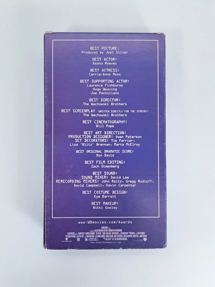 VHS Academy Screener FYC: "The Matrix" Keanu Reeves, Wachowski - Image 3 of 4