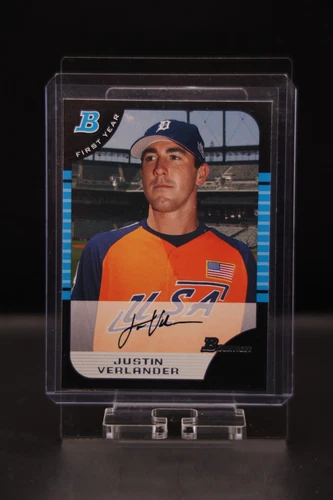 2005 Bowman Draft Picks & Prospects - Chrome Justin Verlander #BDP129 (RC)
