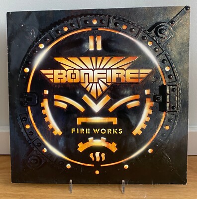 Bonfire   Fire Works   1987   Album Autogramm   Autograph   Schallplatte   VG