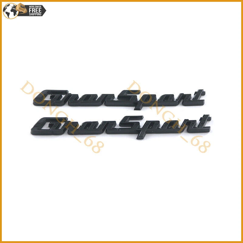 Глянцевая черная эмблема Levante Q4 правая и левая сторона багажника значок GranSport для Maserati - Изображение 4 из 4