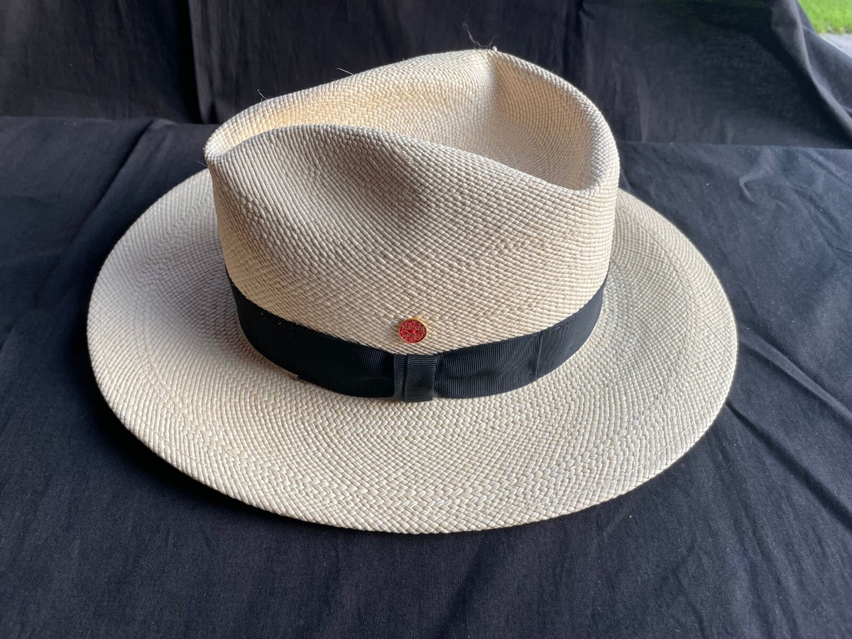 MAYSER Panama Hat size 58 travellar Man Brisa Menton Summer Water