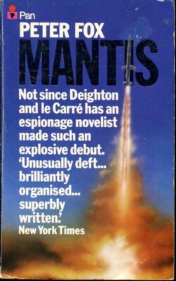 Mantis by Peter F. Fox (PAPERBACK 1982) CRIME THRILLER NEW UNREAD PAGES AGED