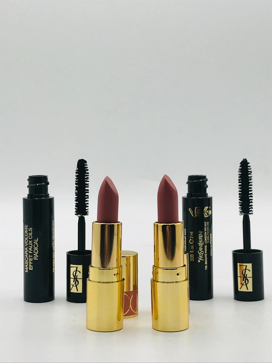 Ysl Rouge A Levres N 44 Qty 2 Lipsticks Mascara Volume Radical .6