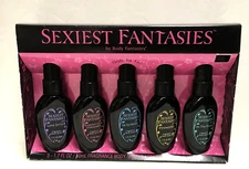 Sexiest Fantasies by body fantasies 5 bottles set 1.7 fl oz each assorted, NIB