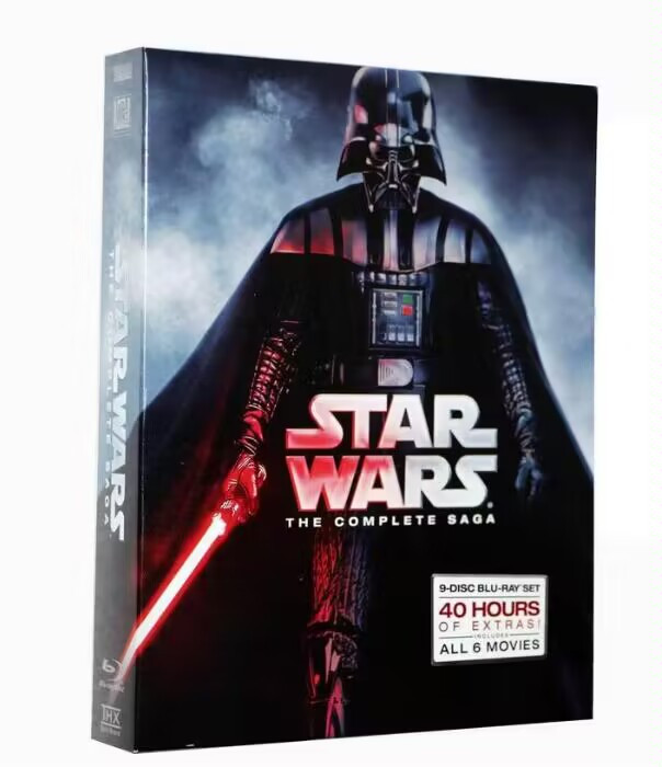 Star Wars: The Complete Saga (Episodes I-VI) (Blu-ray) Free Shipping
