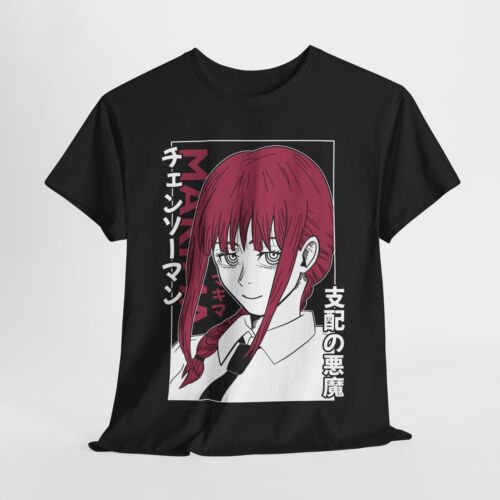 Makima Chainsaw Man Shirt Anime Tee T-Shirt Pochita Horror Manga Otaku Denji CSM - Picture 9 of 68
