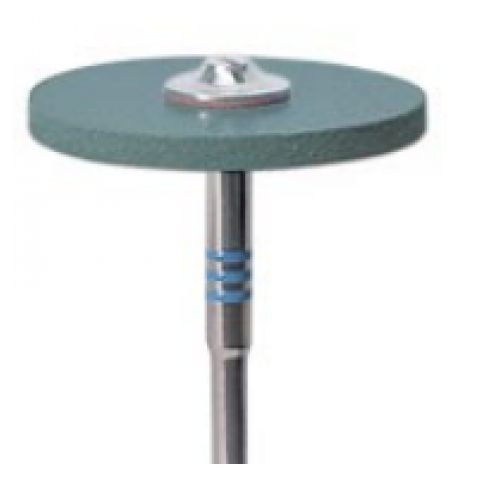 Edenta Blue 3001HP Diamond High Polish Round Flat Edge Wheel 25 x 2mm