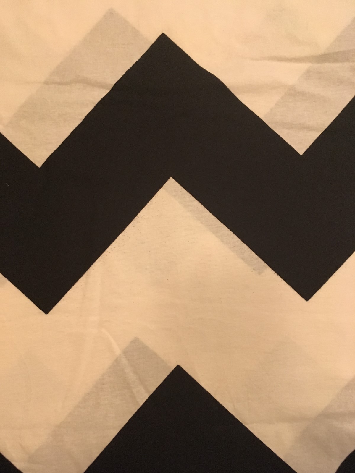 Urban Outfitters Zigzag Duvet Cover Twin XL Black White chevron stripe