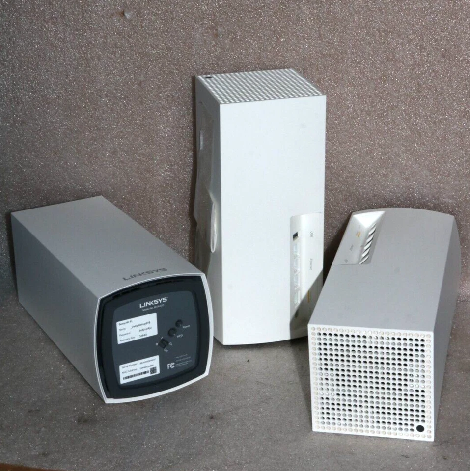 LINKSYS 3-PACK ALTAS PRO 6 TRI-BAND MESH WiFi MX4200 . - Image 3 of 4