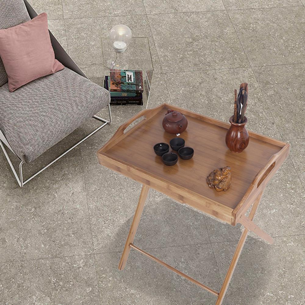 FCH Bamboo Folding TV Tray Dinner Table Coffee Stand Serving Snack Tea Table