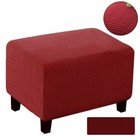 Hockerbezug Quadratisch 60x60cm - Elastische Überzug Für Fußhocker & Sitzhocker