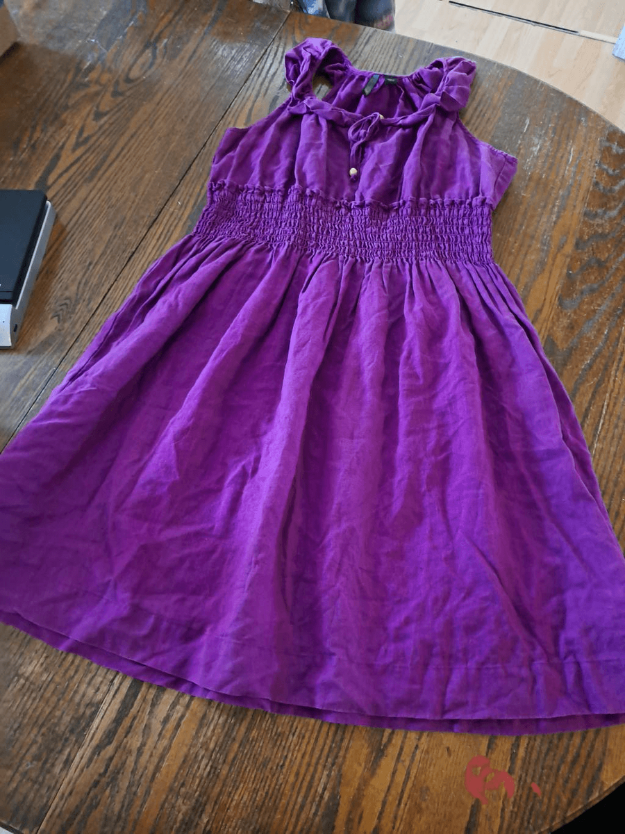 knee length dresses for ladies Natural Linen Dress | Made in USA main image 1