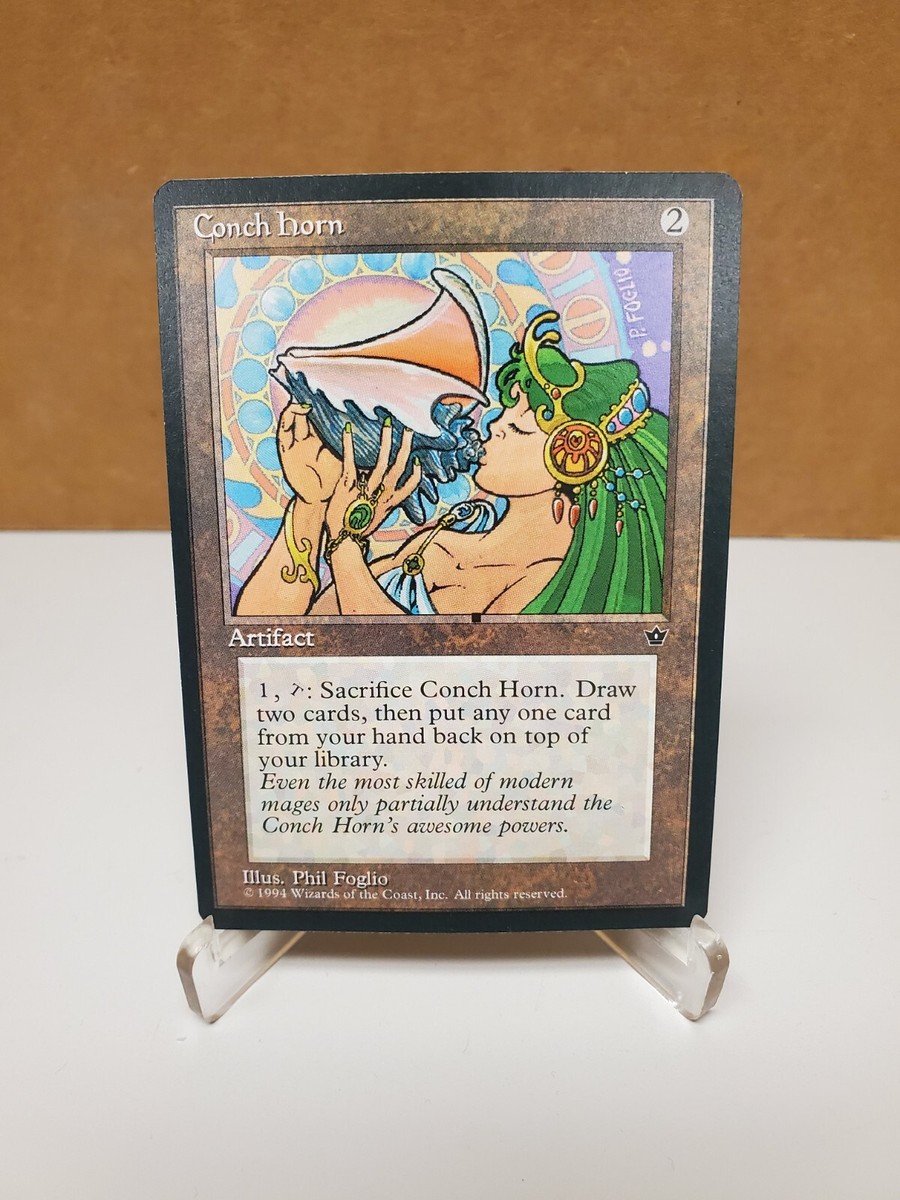 mtg fallen empires most expensive cards Magic: The Gathering MTG Fallen Empires Conch Horn