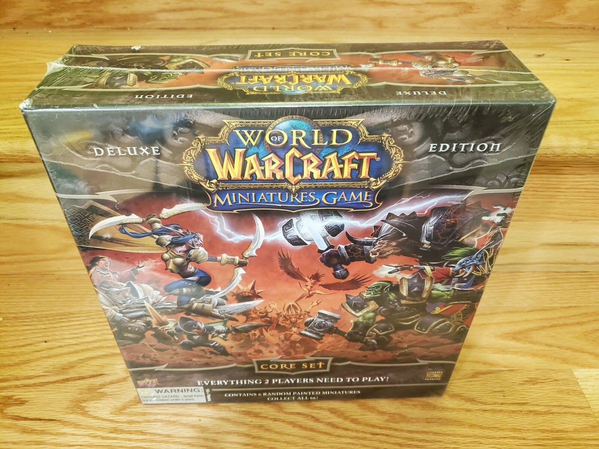 World Of Warcraft Miniatures Game Core Set Deluxe Edition New