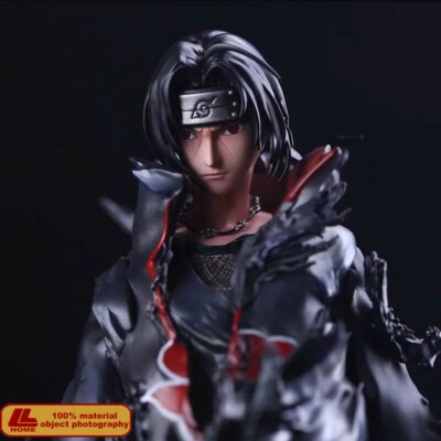 Anime Ninja Shippuden Akatsuki Uchiha Itachi Crow Stand Figure Toy
