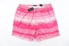 INC INTERNATIONAL CONCEPTS PINK 2XL SWIM TRUNKS QUICK DRY SHORTS MENS NWT NEW