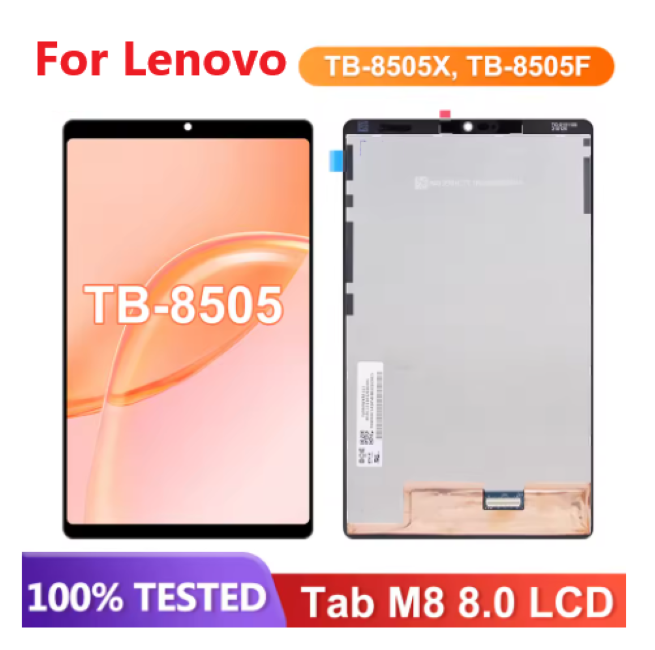 For Lenovo Tab M8 (HD) TB-8505X LCD Display Touch Screen Digitizer