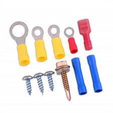 Car Electric Fan Wire Harness Install Tool Kit 60Amp Relay Thermostat 185 Degree