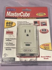 Belkin D5C594-TEL Surge Protector and Phone Line Protector Brand New 