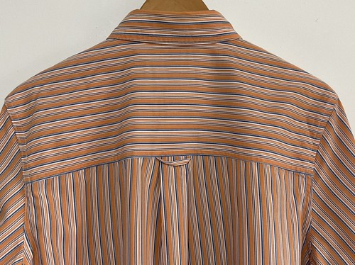 Chaps Mens Long Sleeve Smart Casual Button Down Striped Shirt Size Medium - Picture 14 of 17