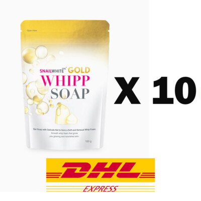 10x Snail White Whipp Soap Gold Give You Glowing And Nourished Skin 100g10x Snai