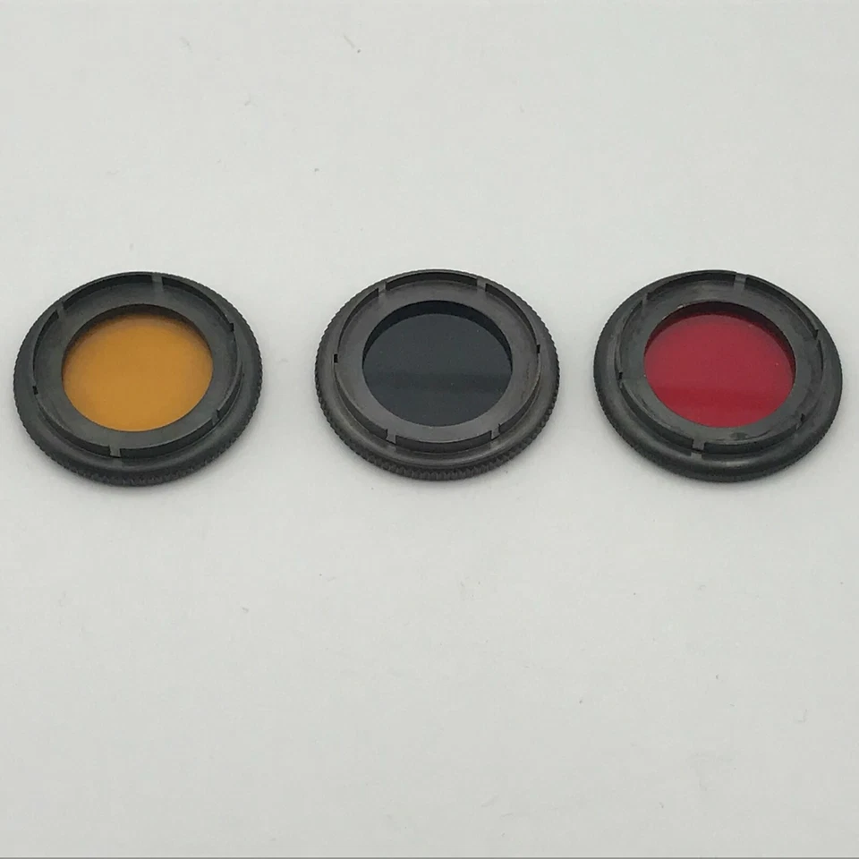 Green Red Yellow Camera Lens Filters? Glass Not Sure Steampunk Vintage Set HELP - Image 3 of 4