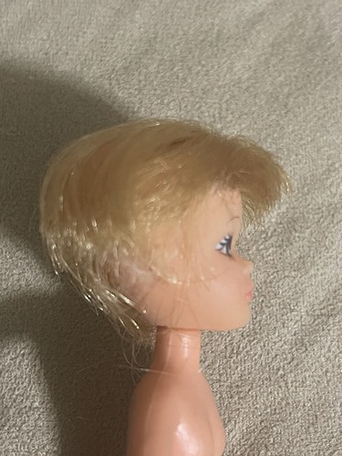 Vintage Lesney Puppe Miss Matchbox weiches Gummi Vinyl 5" blonde Haare blaue Augen 70er - Bild 9 von 16