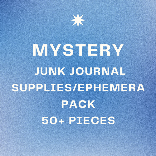MYSTERY Junk Journal Supplies Pack/Ephemera Pack/Art Journal/Glue book/surprise! - Picture 2 of 3