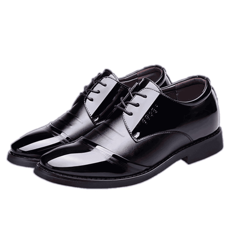 ELPT - Elegantes Zapatos de Cuero - 6cm Más Alto
