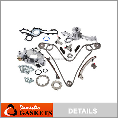 03-09 Toyota 4Runner Tacoma Tundra 4.0L Timing Chain Oil&Water Pump Kit 1GRFE - Foto 9