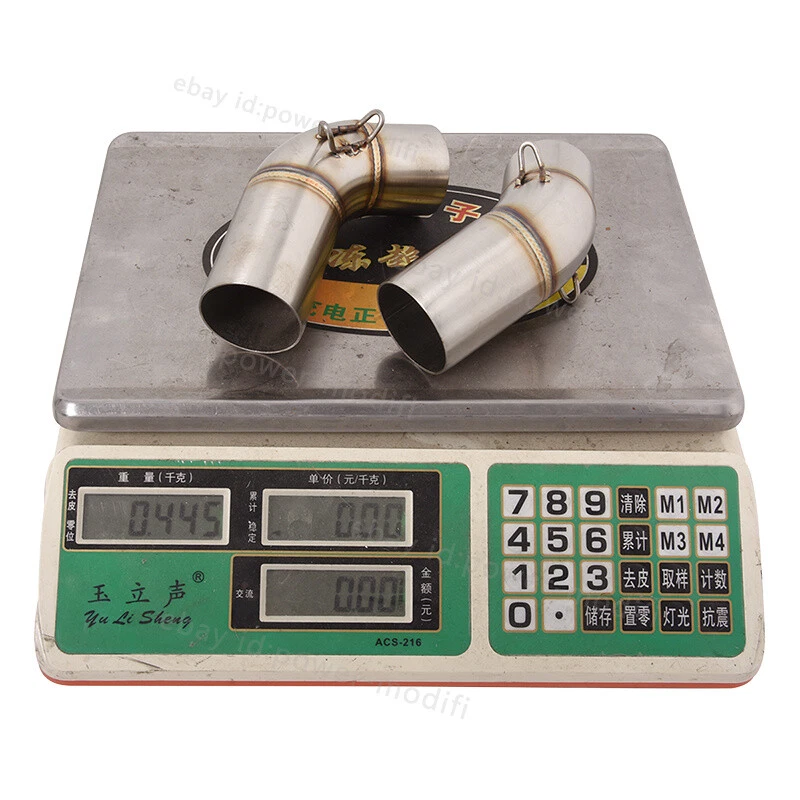 For Ducati Monster 696 695 795 796 1100 Tail Row Mid Connect 51MM Exhaust Pipe — 第 4/4 张图片