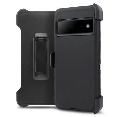 For Google Pixel 6/6 Pro Phone Case Holster Fit Defender Series Belt Clip+Screen