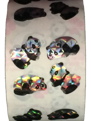400 Panda Stickers in roll of 100 modules (2''x2''). Each Sticker 7/8'', RPZ1501
