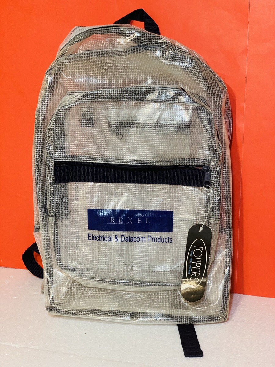Toppers Clear Backpack NWT Toppers | eBay display picture 1