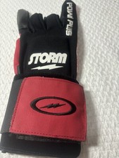 Storm Power Plus Bowling Glove Left Handed Red And Black