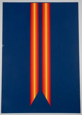 Axel Dick: Farbserigrafie-Handsigniert-num. 16/20 Ex.-Serie Neon v. 1970 - Bild 1 von 4