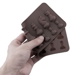 USA_International Chess Shape Fondant Cake Mold Chocolate Ice Baking Tools Brown USA_International Chess Shape Fondant Cake Mold Chocolate Ice Baking Tools Brown