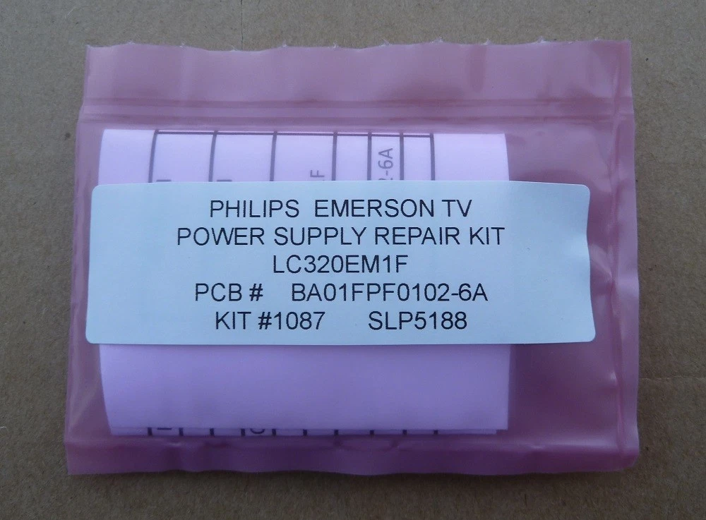 Kit Riparazione Alimentatore EMERSON LC320EMS BA17F1F0102 - Per Fusibile Saltato