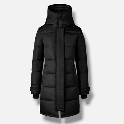 Canada Goose Women's Black Shelburne Quilted Down Parka Size XS