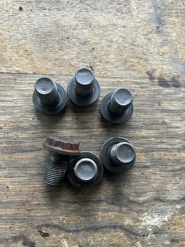 92-00 HONDA CIVIC - D SERIES - CLUTCH PRESSURE PLATE FLYWHEEL BOLT SET BOLTS OEM - Picture 2 of 2