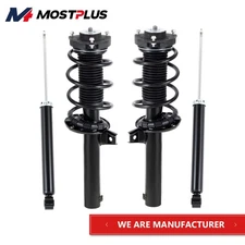 4PCS Front+Rear Complete Struts Shock Absorbers For 2009-2017 VW Tiguan 1.4L