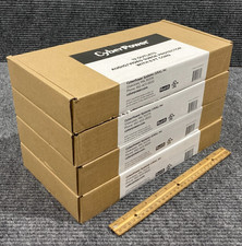 Lot of 4 CyberPower 12 Outlets Audio/Video Surge Protector w/8ft Cord - Open Box