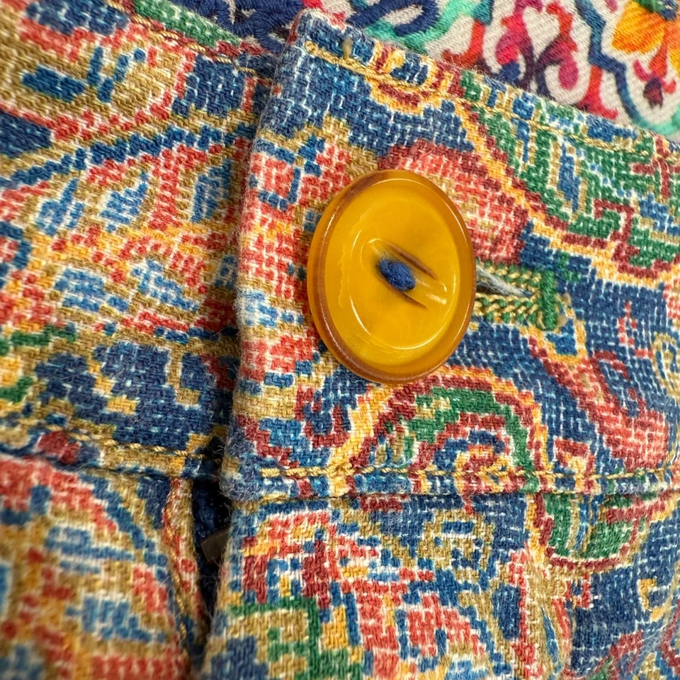 Pantalones Cortos Robert Graham Cachemira Mezcla Lino Para Hombre 36 Clásicos Yates Coleccionista Limitado Foto 3 de 4