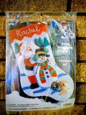 DESIGN WORKS CRAFTS Santa Snowman Christmas Trees Bunny NEW #5050