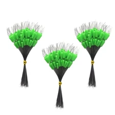 600 Pieces Fishing Bobber Stopper, Float Sinker Stops, Oval Fishing Peg,L M S...